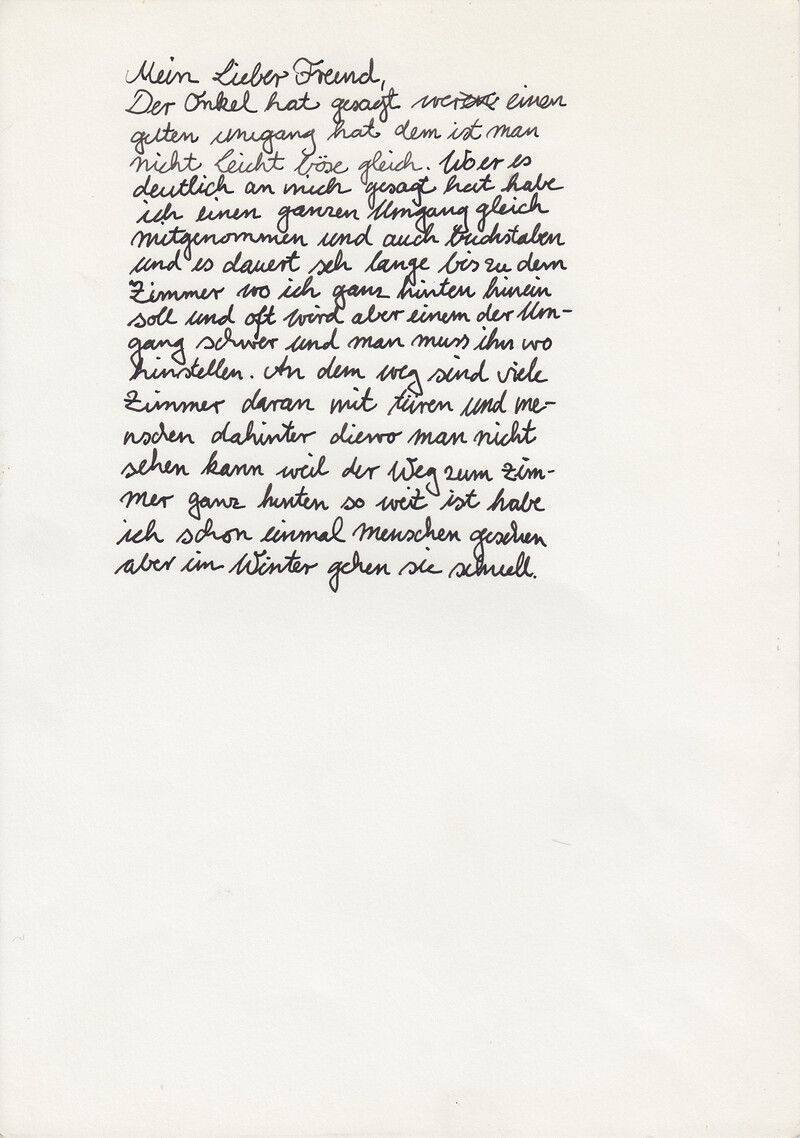 Hülle 8 – Brief 1