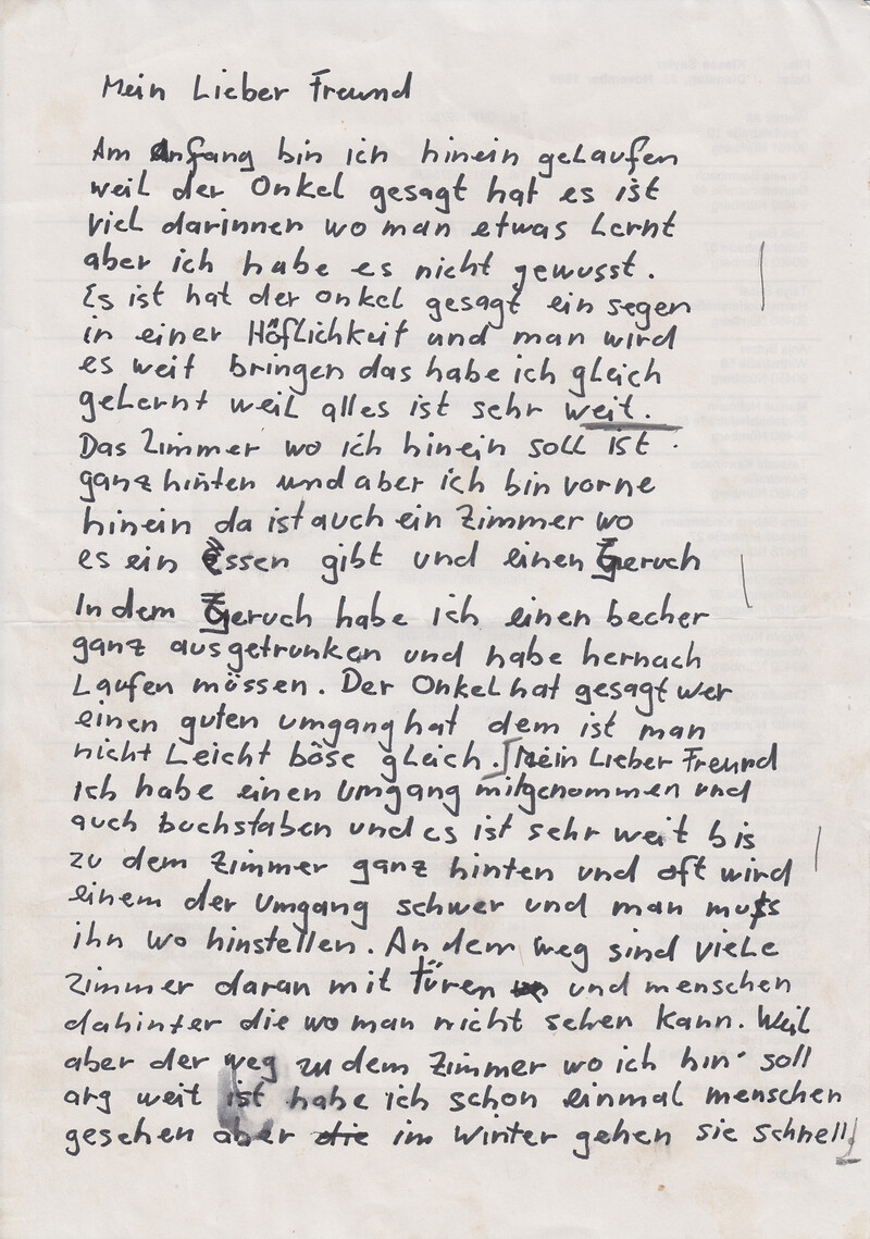 Hülle 5 – Brief 1
